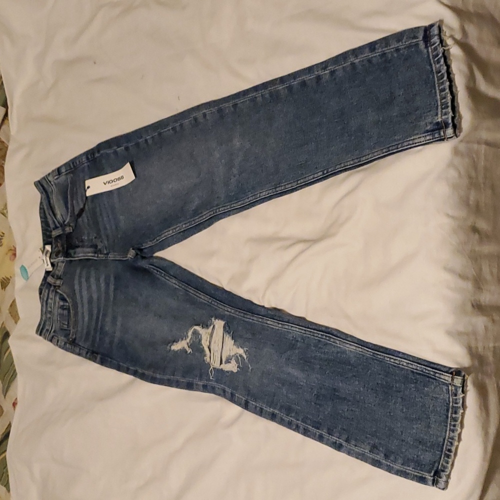 Vigoss Frankie High Rise Slim Straight Jean Indigo - 00